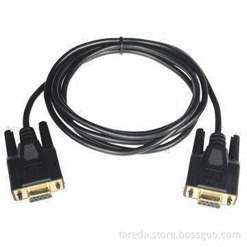 RS232 Cables, UL, CB and CE Certified, RoHS Directive-compliant